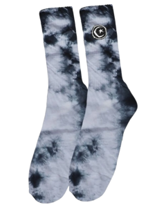 FOUND TIE DYE SOCKS 1pr
