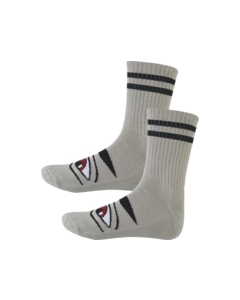 TM SECT EYE CREW SOCKS-GREY 1pr
