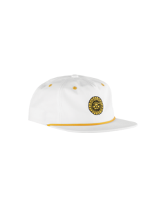 BONES WHEELS PUSHING UP DAISIES LOW PRO HAT WHITE