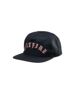 SF OLD E ARCH HAT ADJ-BLACK/RED/GREEN