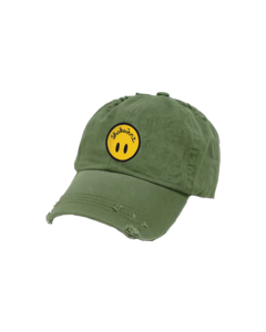 SJ UNHAPPY DAD HAT ADJ-OLIVE