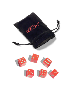 JACUZZI  SNAKE EYES LOADED DICE SET SALMON