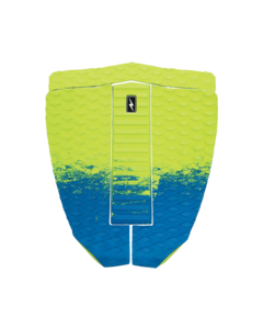ZAP DELUXE TAIL PAD TEAL/LIME FADE
