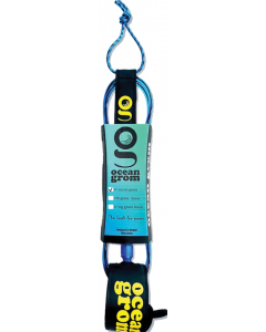 OCEAN GROM 4'0" MICRO GROM LEASH FIN CL.BLUE/BLUE