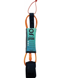 OCEAN GROM 5'0" TEEN GROM LEASH AVA CL.ORG/BLUE