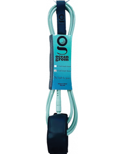OCEAN GROM 9'0" CALF LEASH SARAI STORMY SEA BLUE