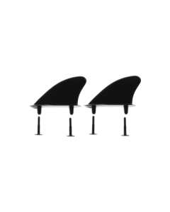 BLOCK CALIFORNIA SOFT BOARD TWIN-FIN SET BLK
