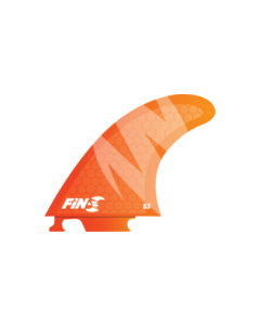 FIN-S S-5 HONEYCOMB NEON ORANGE 3 fins sale