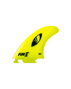 FIN-S SE-1 HONEYCOMB NEON YELLOW 3 fins sale