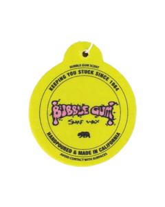 BUBBLE GUM AIR FRESHENER CIRCLE/BUBBLEGUM/YELLOW