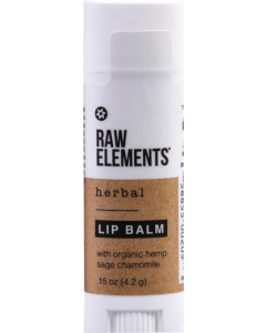 RAW ELEMENTS HERBAL RESCUE HEMP & SAGE LIP BALM