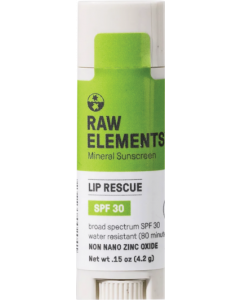 RAW ELEMENTS OUTDOOR LIP RESCUE 30+ SPF .15oz