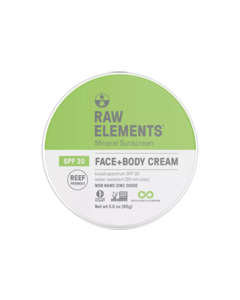 RAW ELEMENTS ECO FORMULA 30+ LOTION TIN 3oz