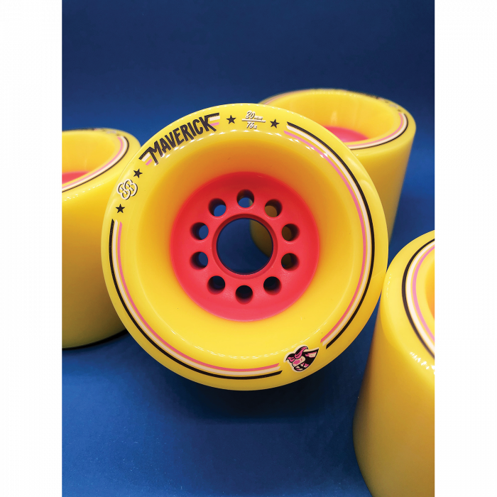 88 WHEELS MAVERICK 80mm 76a YELLOW/PINK