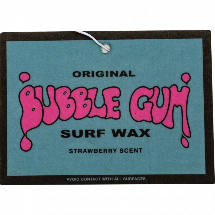 BUBBLE GUM AIR FRESHENER RECTANGLE STRAWBERRY